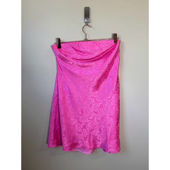 NEW‎ NWT Show Me Your Mumu Taylor Tube Mini Dress Pink Rose Size XS - Picture 2 of 8